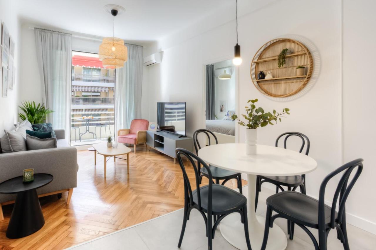 #29 Suite Gambetta Ac Sea View 2 Bedrooms 1Min Walk To Promenade & Sea Nice Bagian luar foto