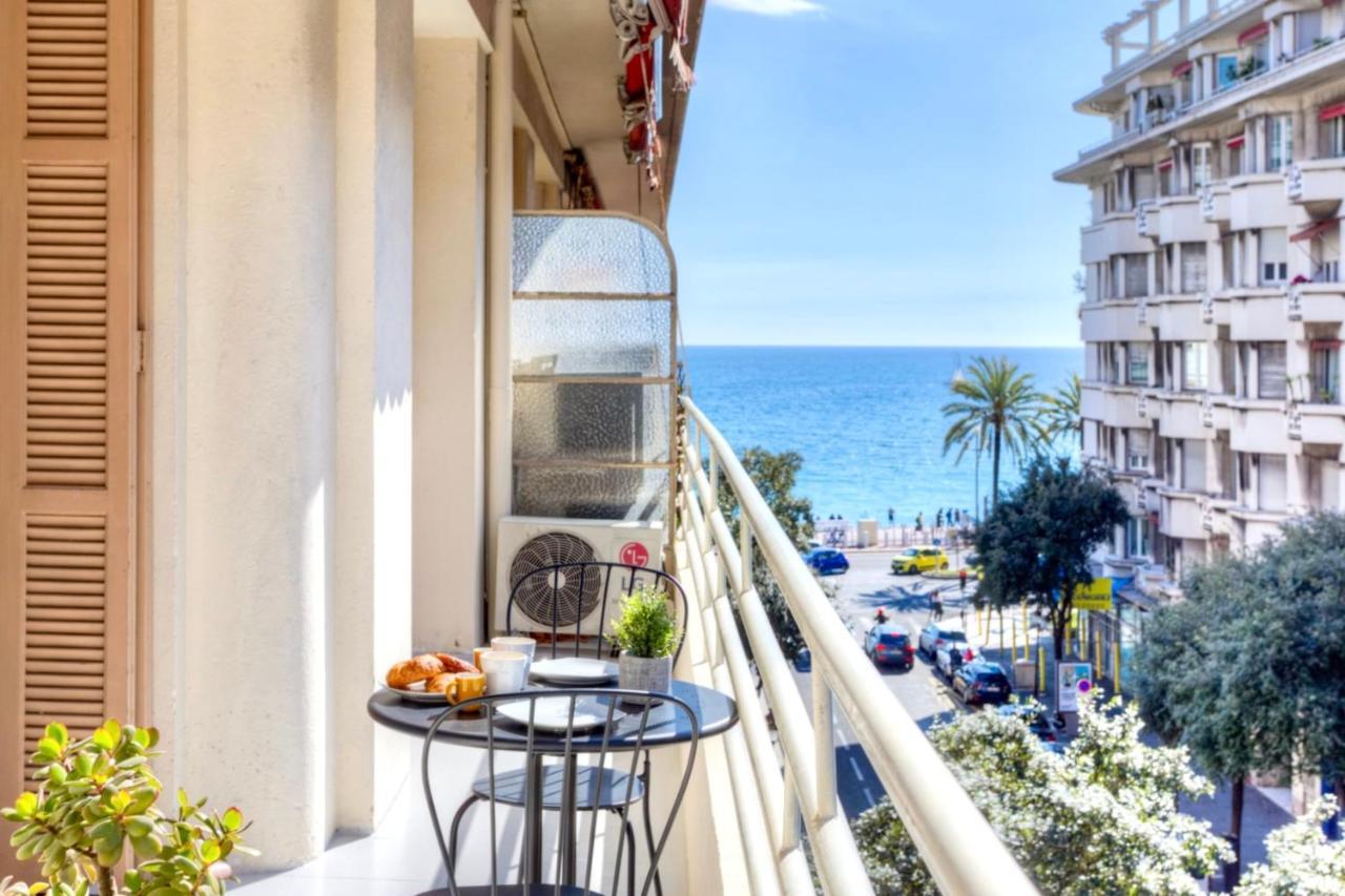 #29 Suite Gambetta Ac Sea View 2 Bedrooms 1Min Walk To Promenade & Sea Nice Bagian luar foto
