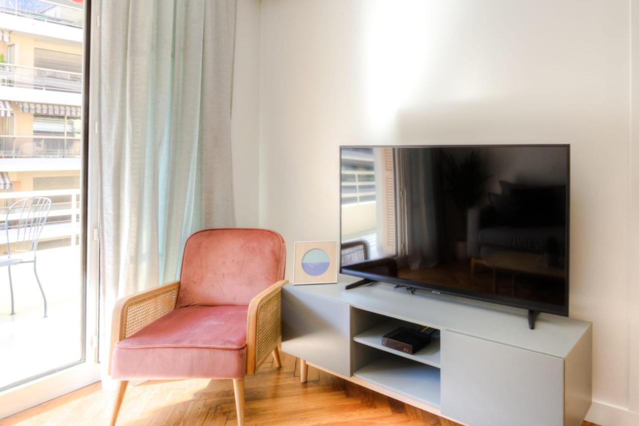 #29 Suite Gambetta Ac Sea View 2 Bedrooms 1Min Walk To Promenade & Sea Nice Bagian luar foto